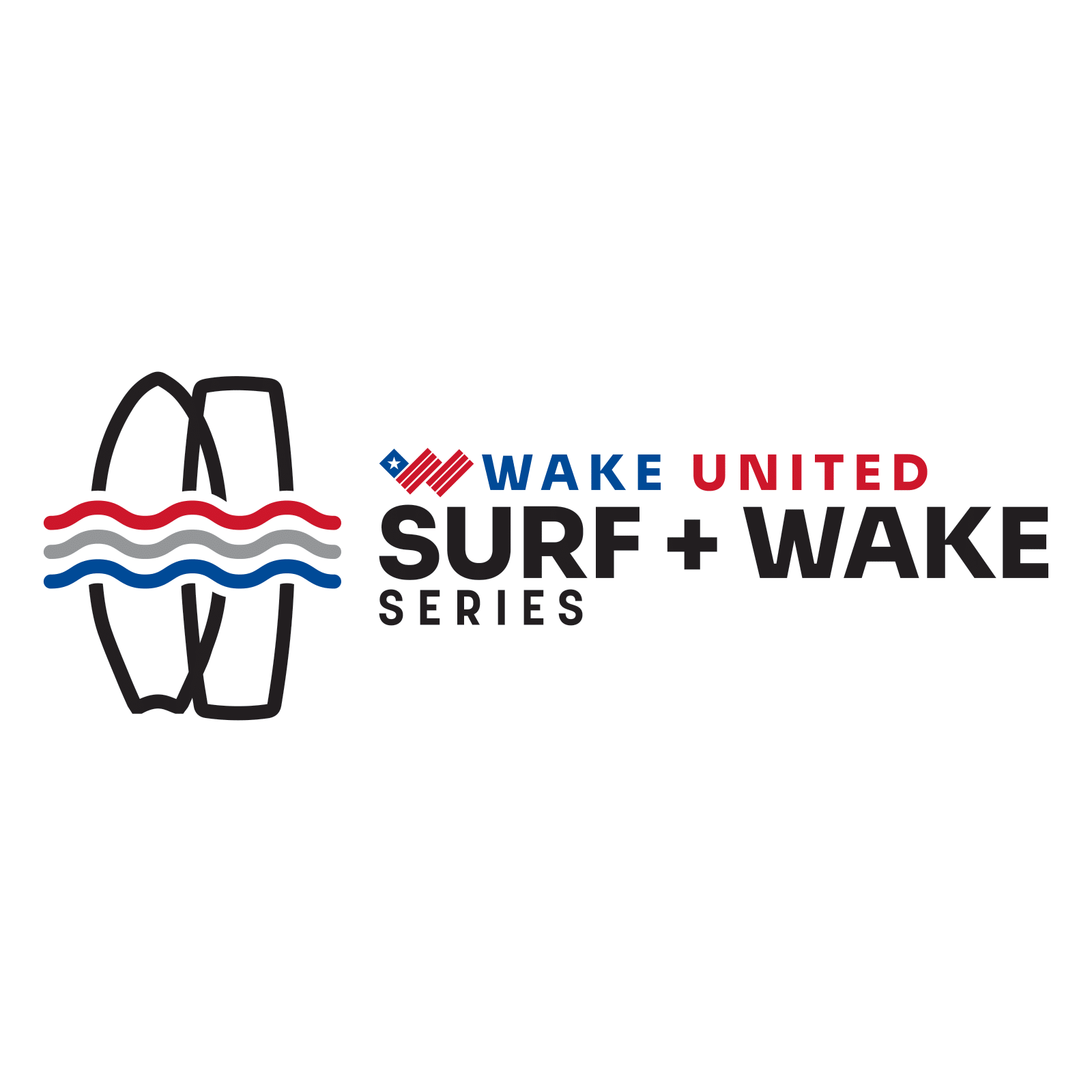 Wake United and Wake Surf logo